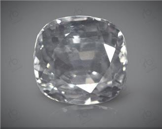 NATURAL SEMI PRECIOUS GEMSTONE WHITE ZIRCON 5.62 CTS... ( 85483 )